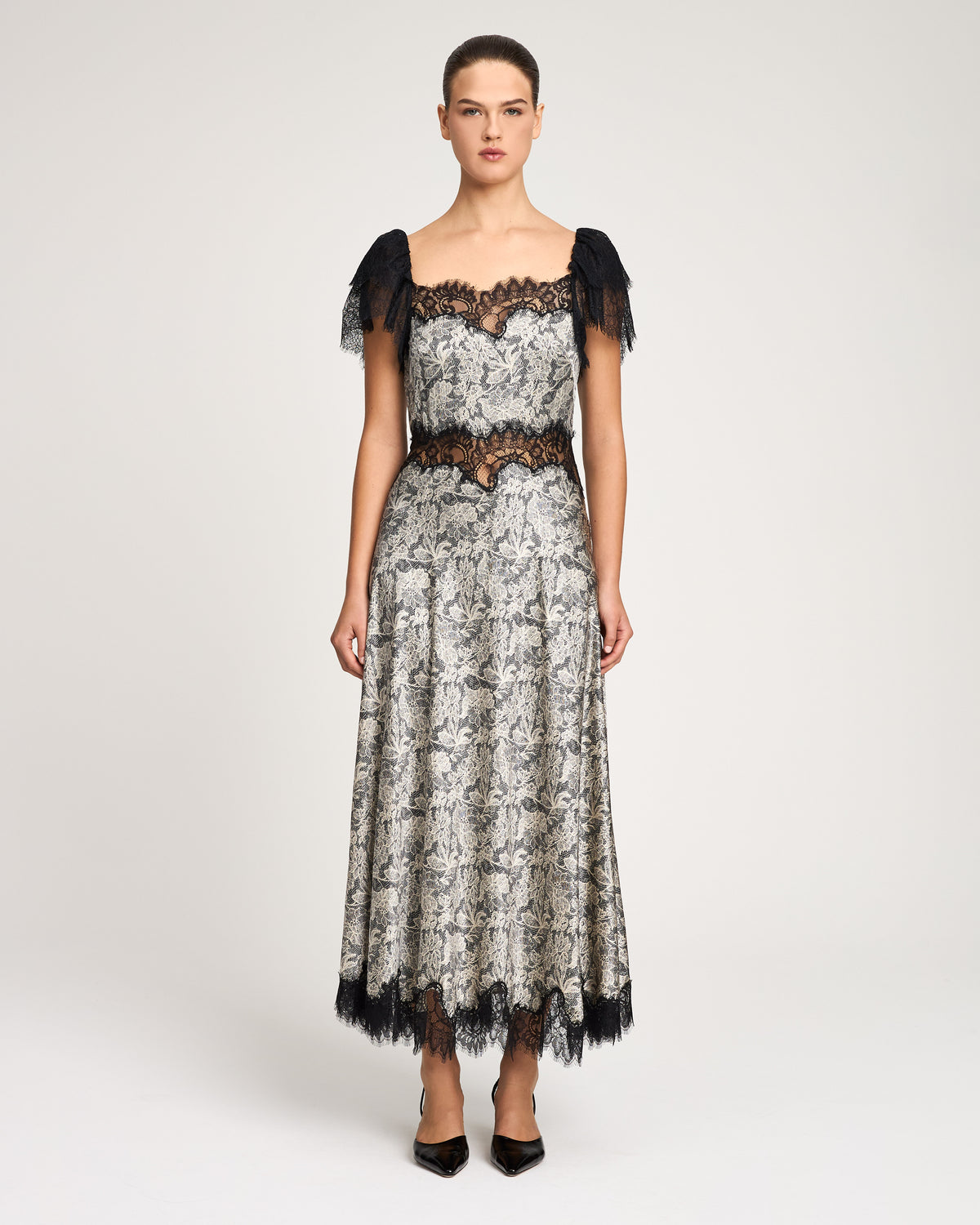 Trompe L'Oeil Lace Julisse Dress