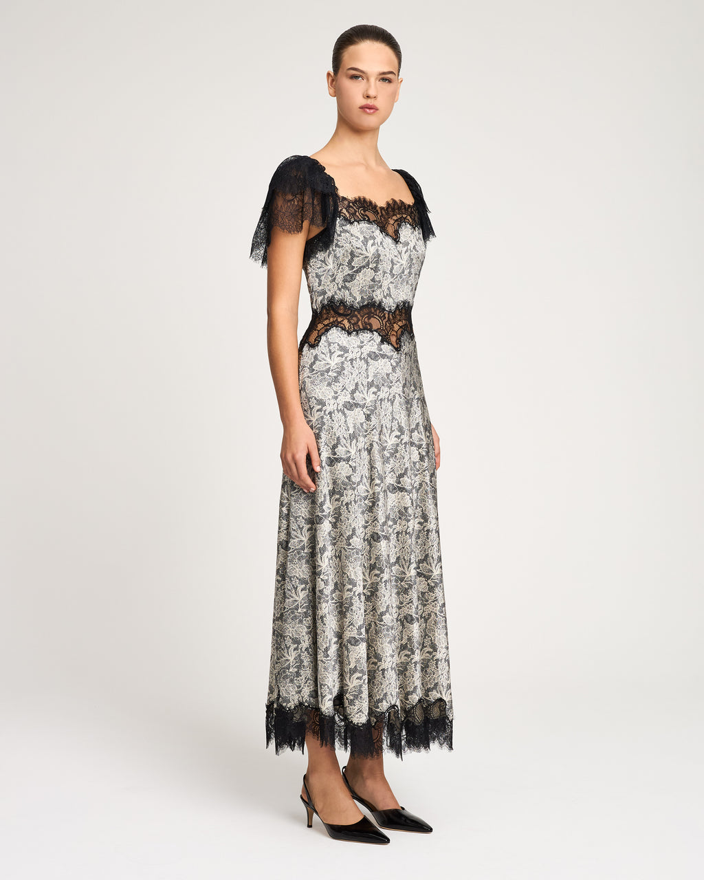 Trompe L'Oeil Lace Julisse Dress