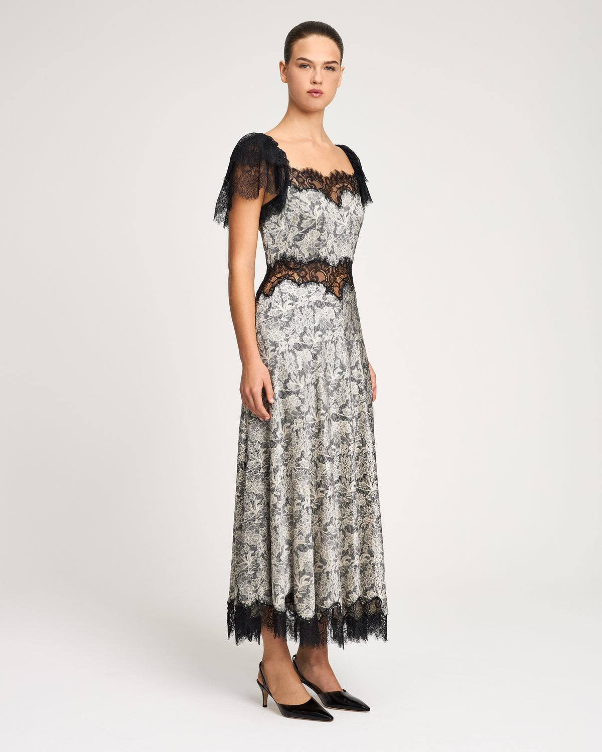 Trompe L'Oeil Lace Julisse Dress