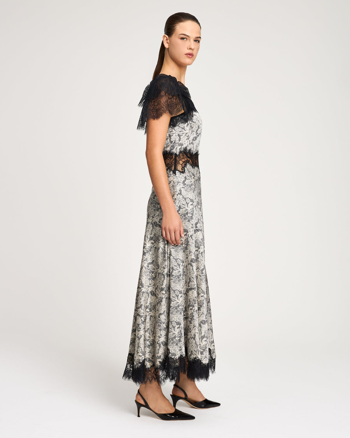 Trompe L'Oeil Lace Julisse Dress
