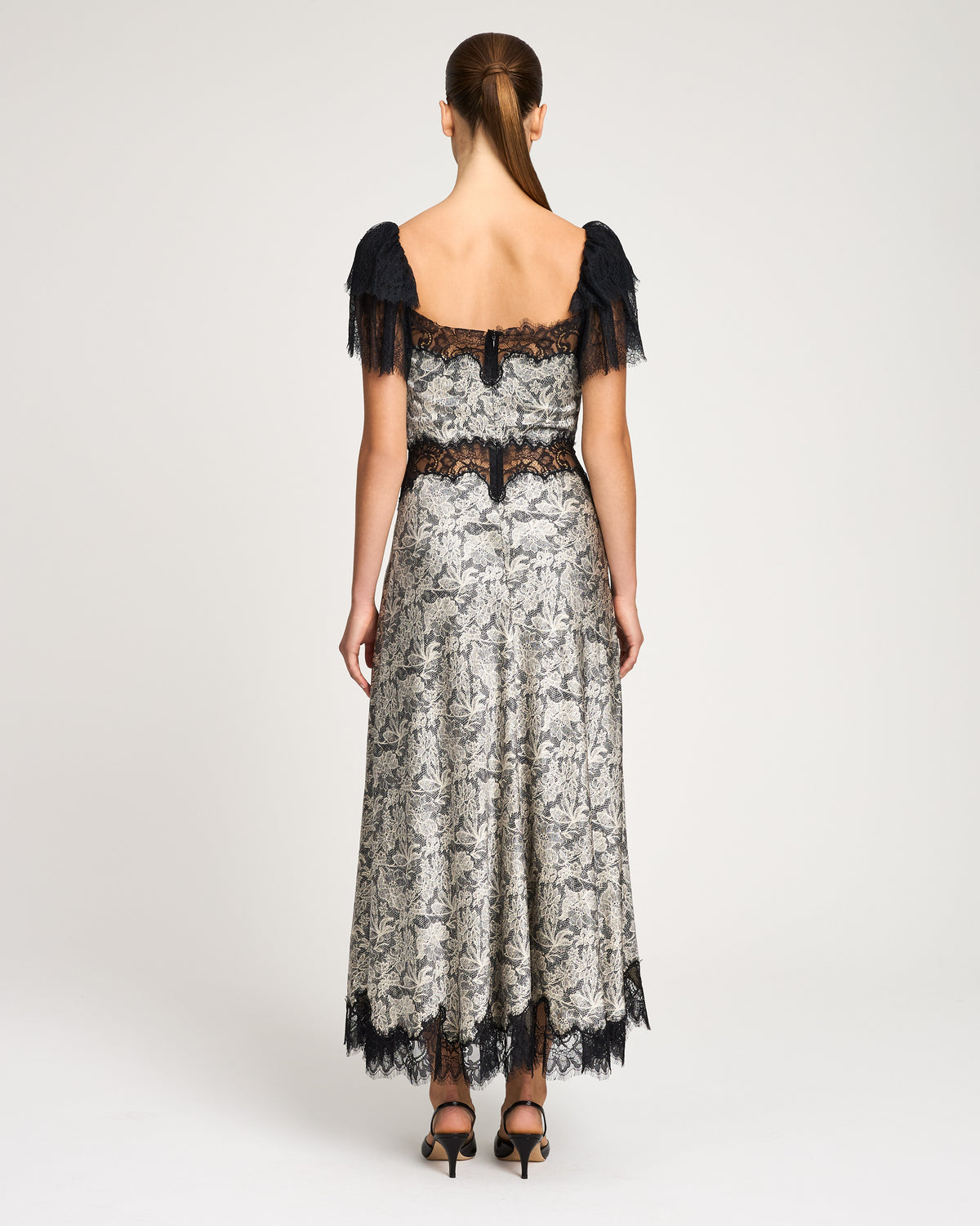 Trompe L'Oeil Lace Julisse Dress