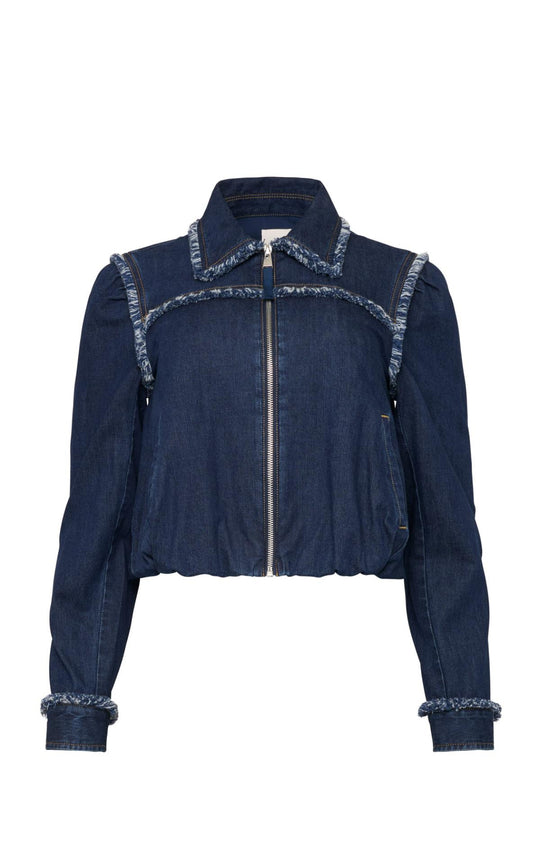 Bicolor Fringe Indria Jacket