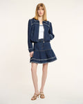 Bicolor Fringe Indria Jacket