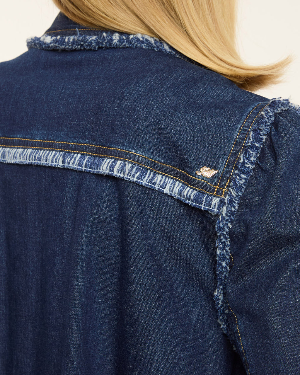 Bicolor Fringe Indria Jacket