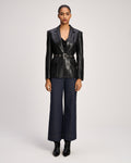 Vegan Leather Santana Blazer