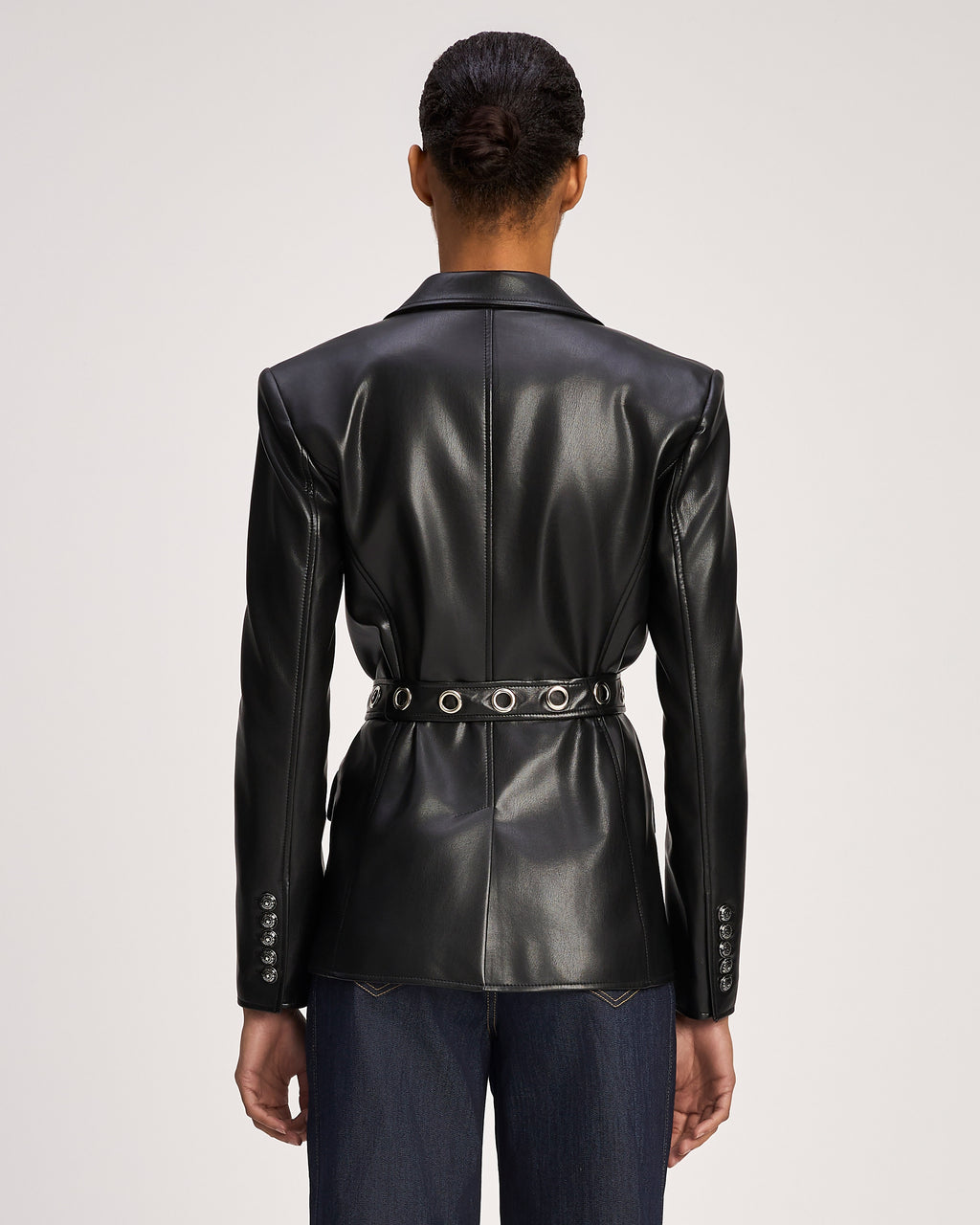 Vegan Leather Santana Blazer