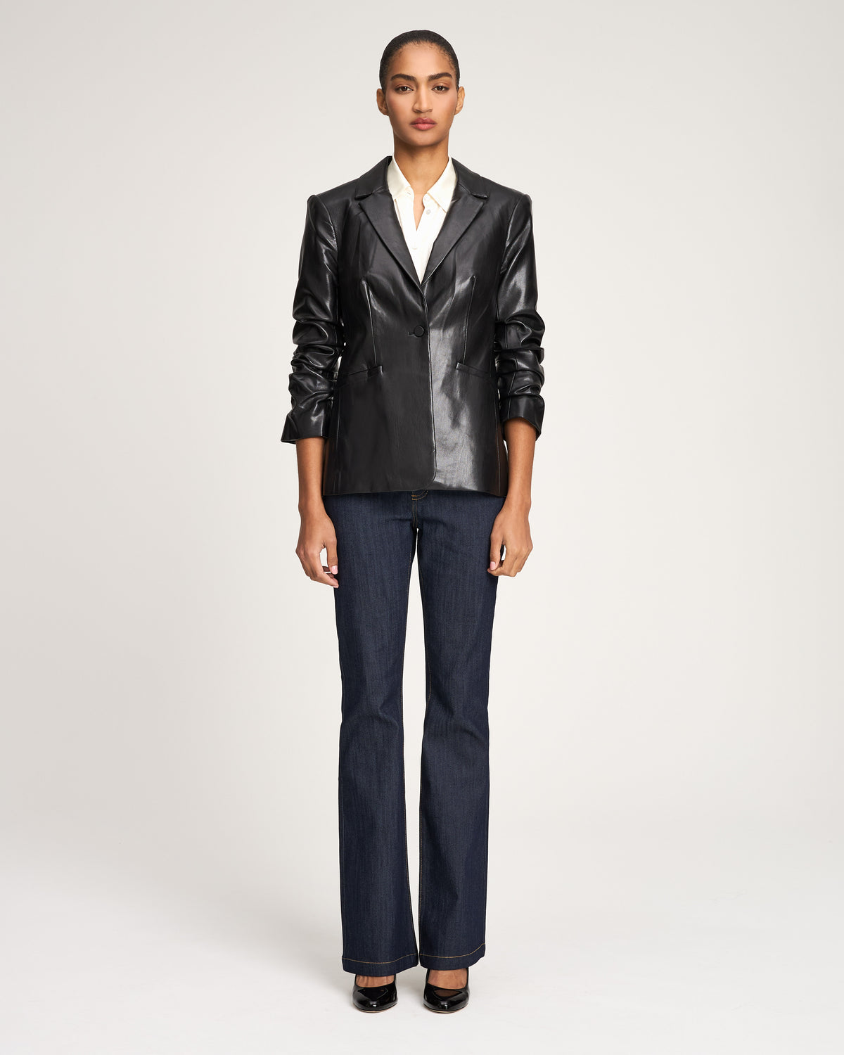 Vegan Leather Kylie Blazer