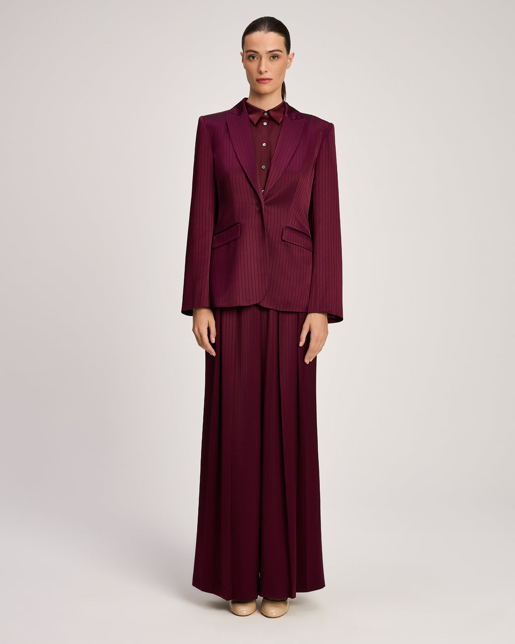 Georgia Satin Stripe Cheyenne Blazer