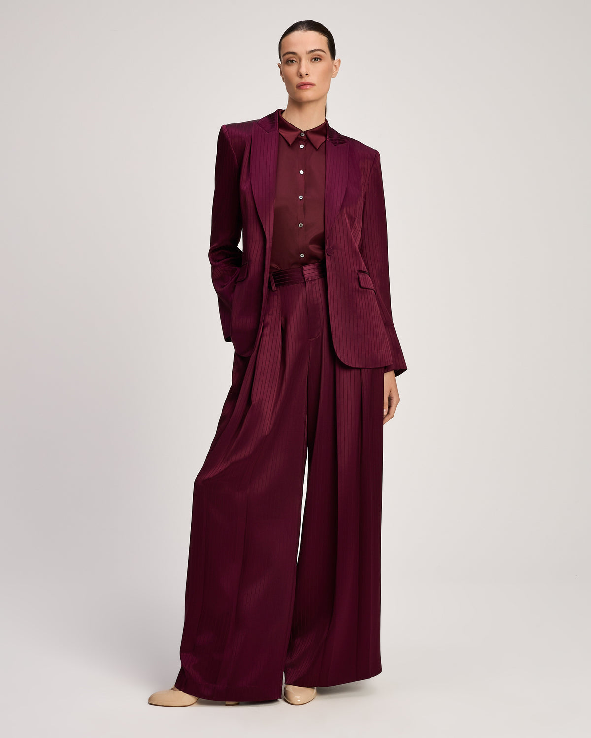 Georgia Satin Stripe Cheyenne Blazer
