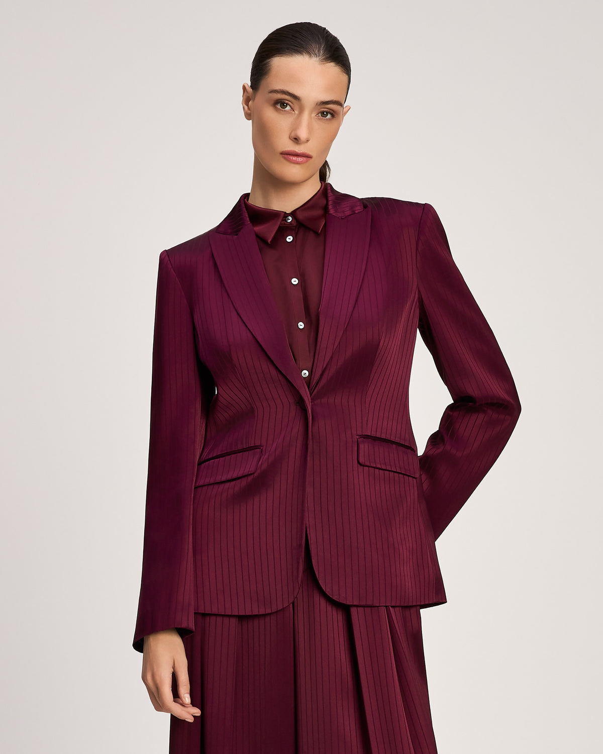 Georgia Satin Stripe Cheyenne Blazer