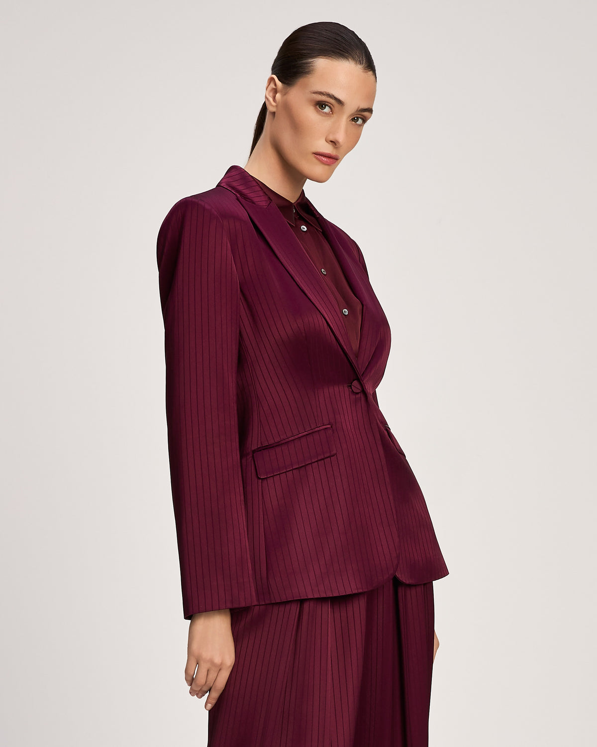 Georgia Satin Stripe Cheyenne Blazer