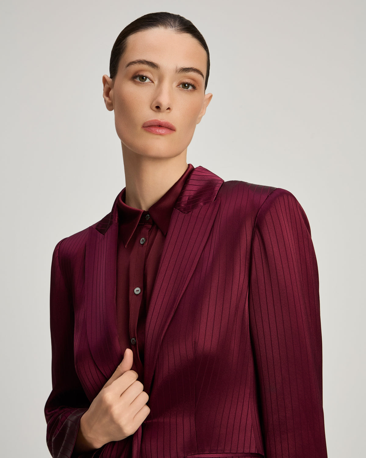 Georgia Satin Stripe Cheyenne Blazer