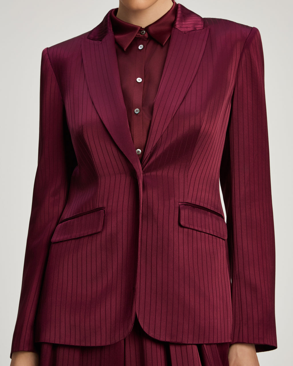 Georgia Satin Stripe Cheyenne Blazer
