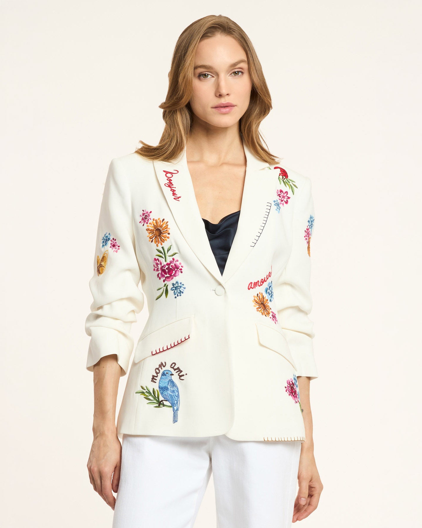 Celeste Vine Scrunched Cheyenne Blazer