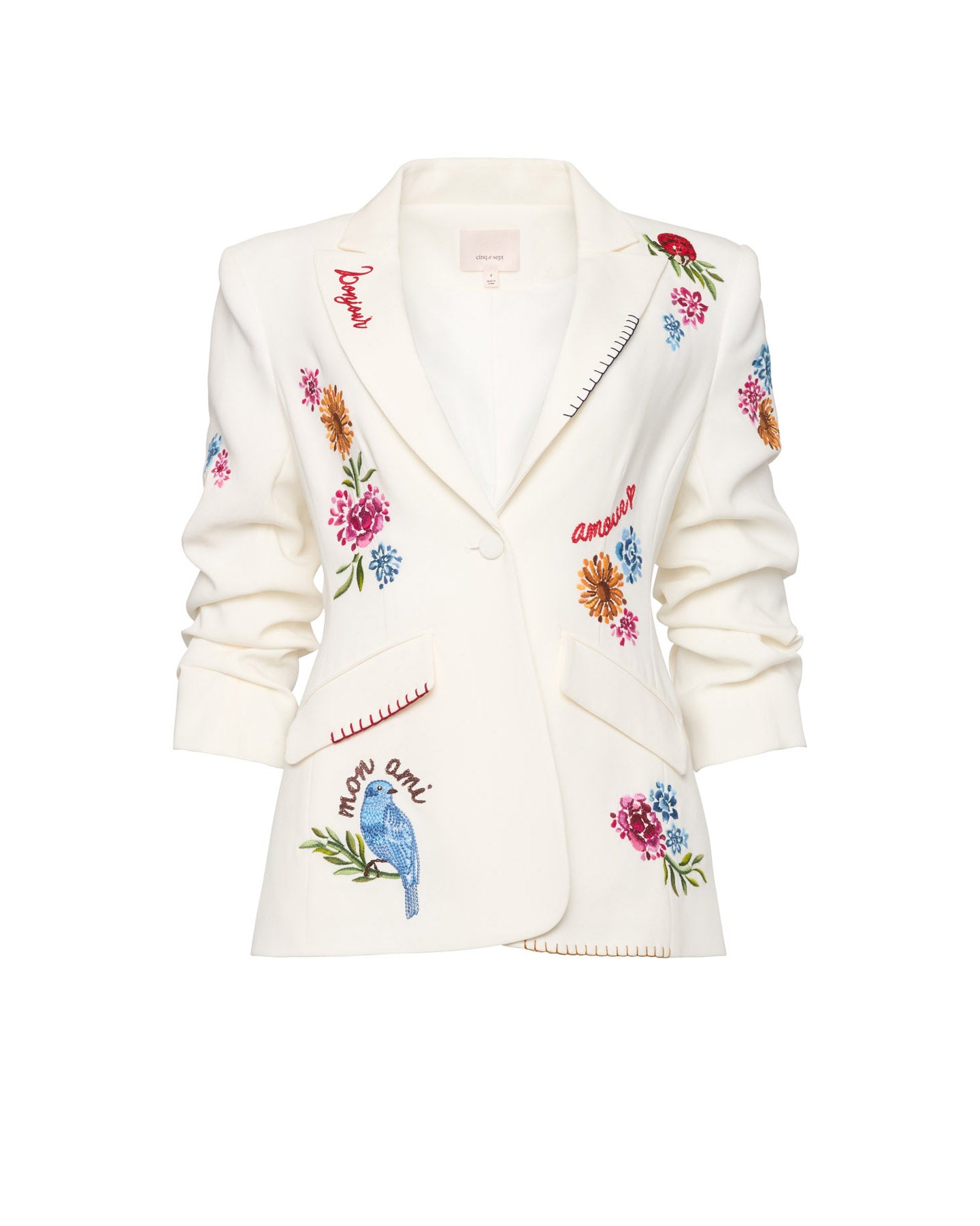 Celeste Vine Scrunched Cheyenne Blazer