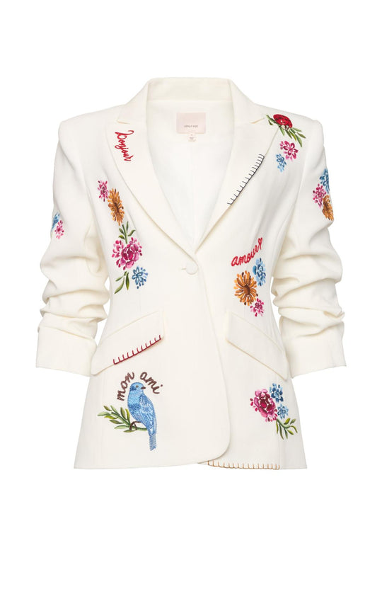 Celeste Vine Scrunched Cheyenne Blazer