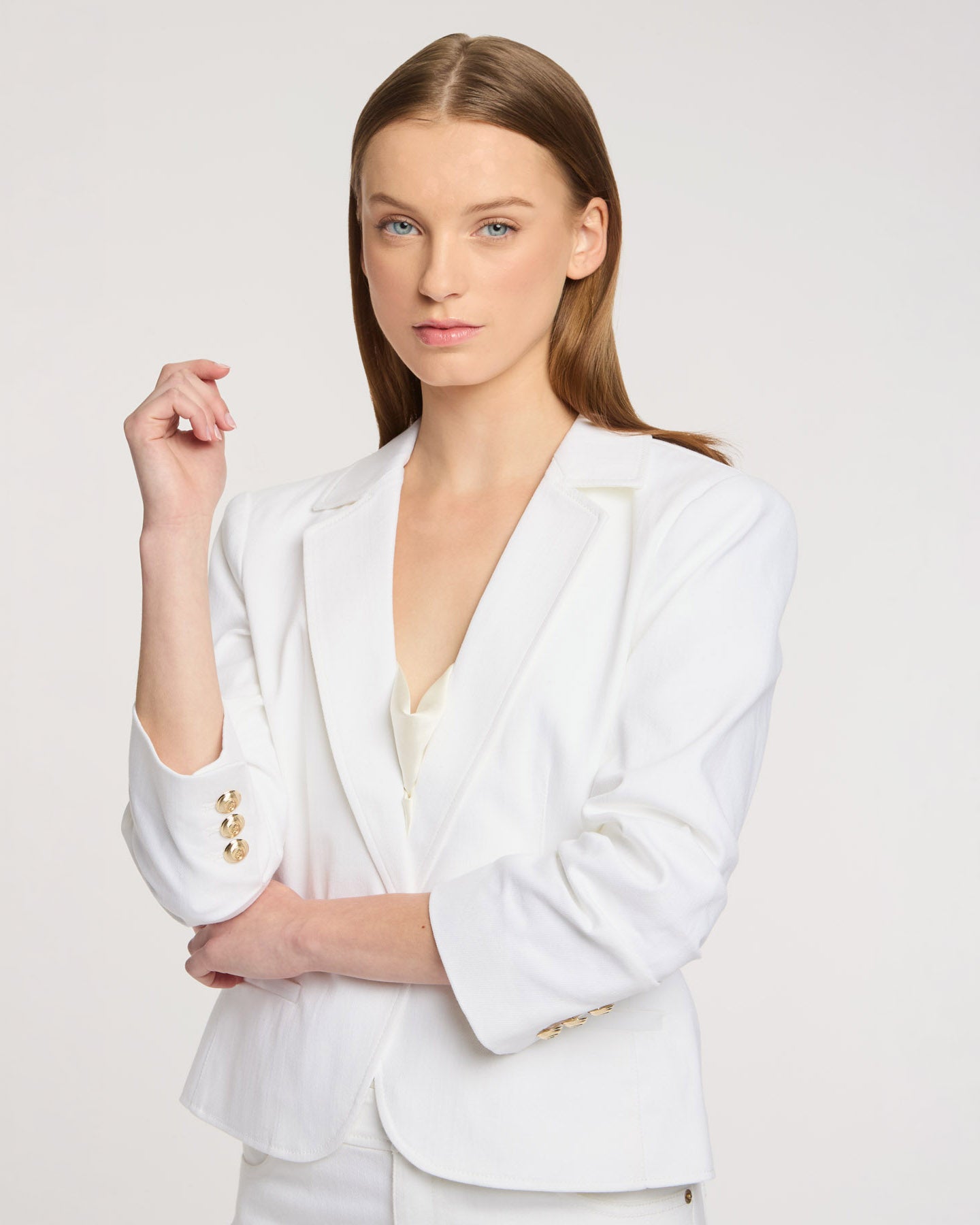 Le Petit Khloe Jean Blazer