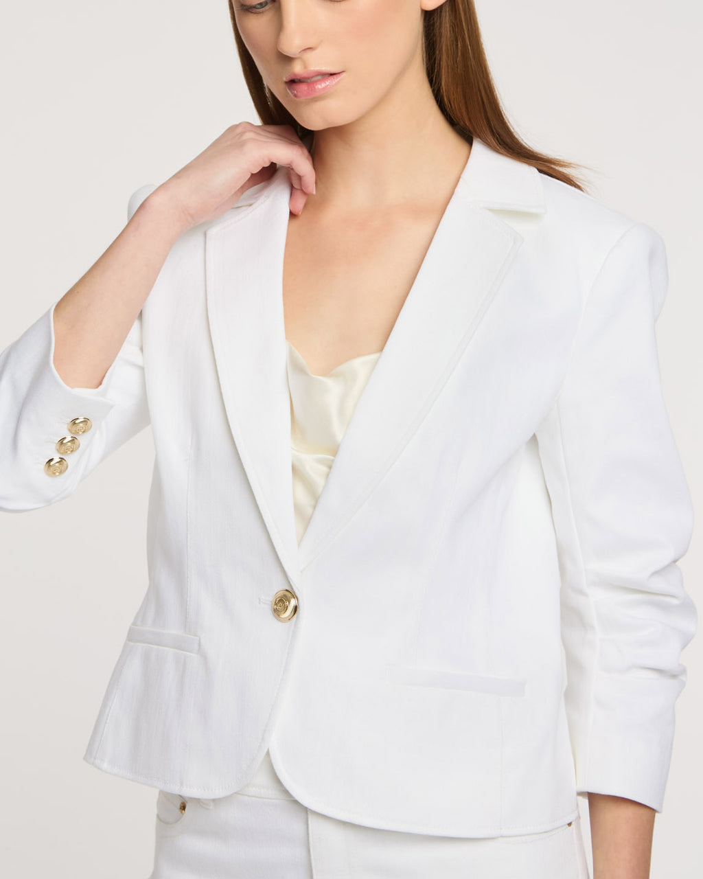Le Petit Khloe Jean Blazer