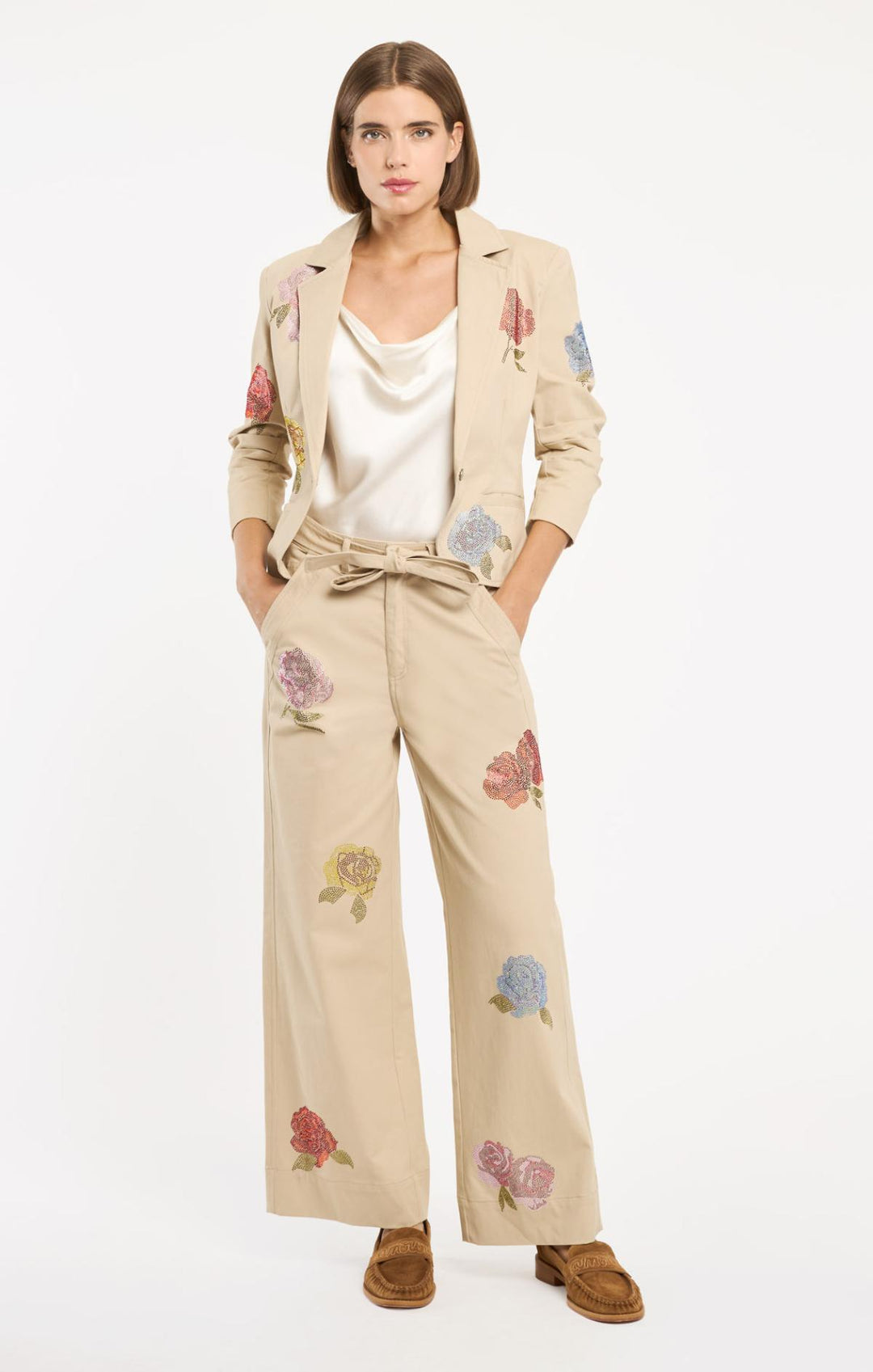 Heatset Roses Le Petit Khloe Blazer – Cinq à Sept