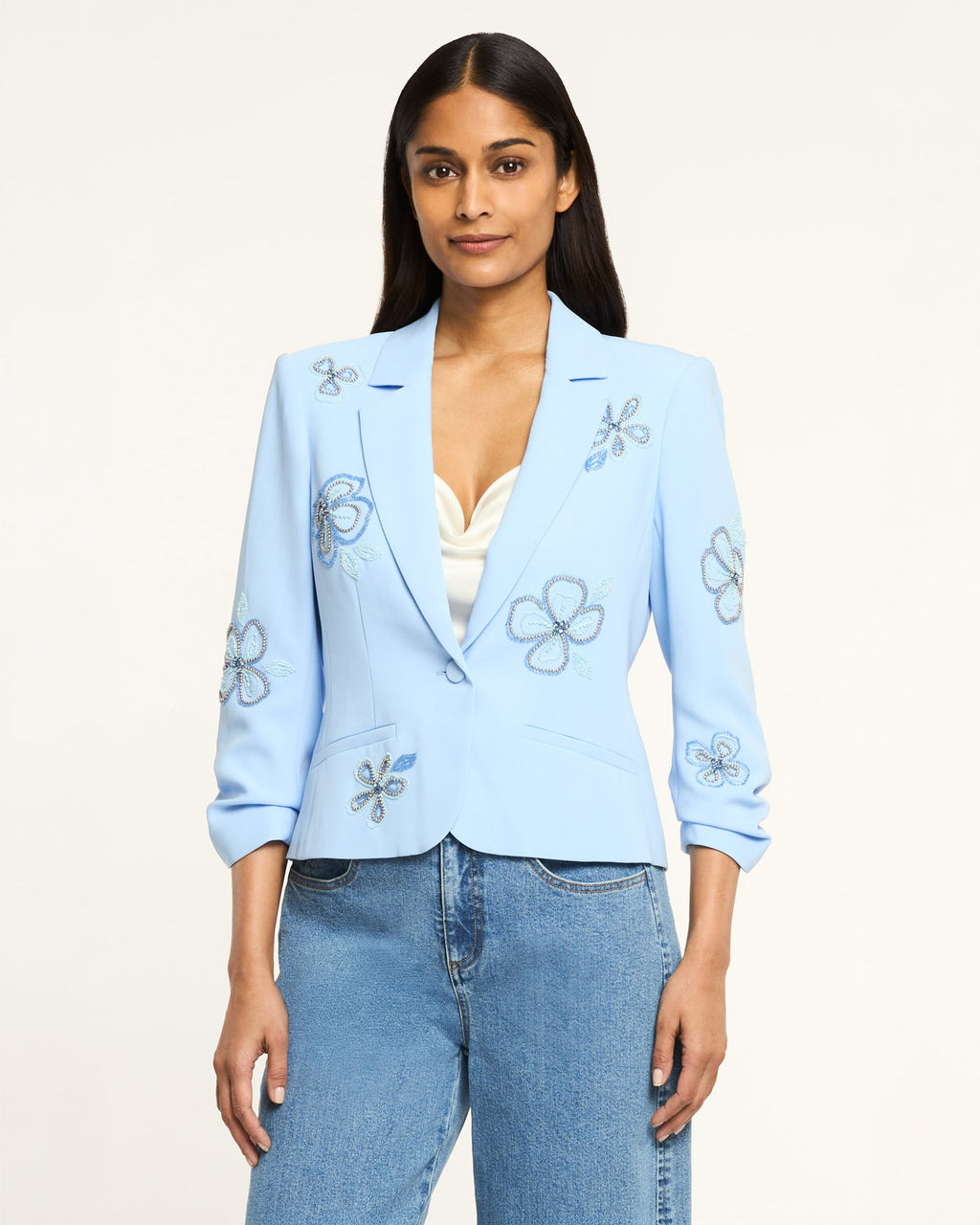 Beaded Flowers Le Petit Khloe Blazer