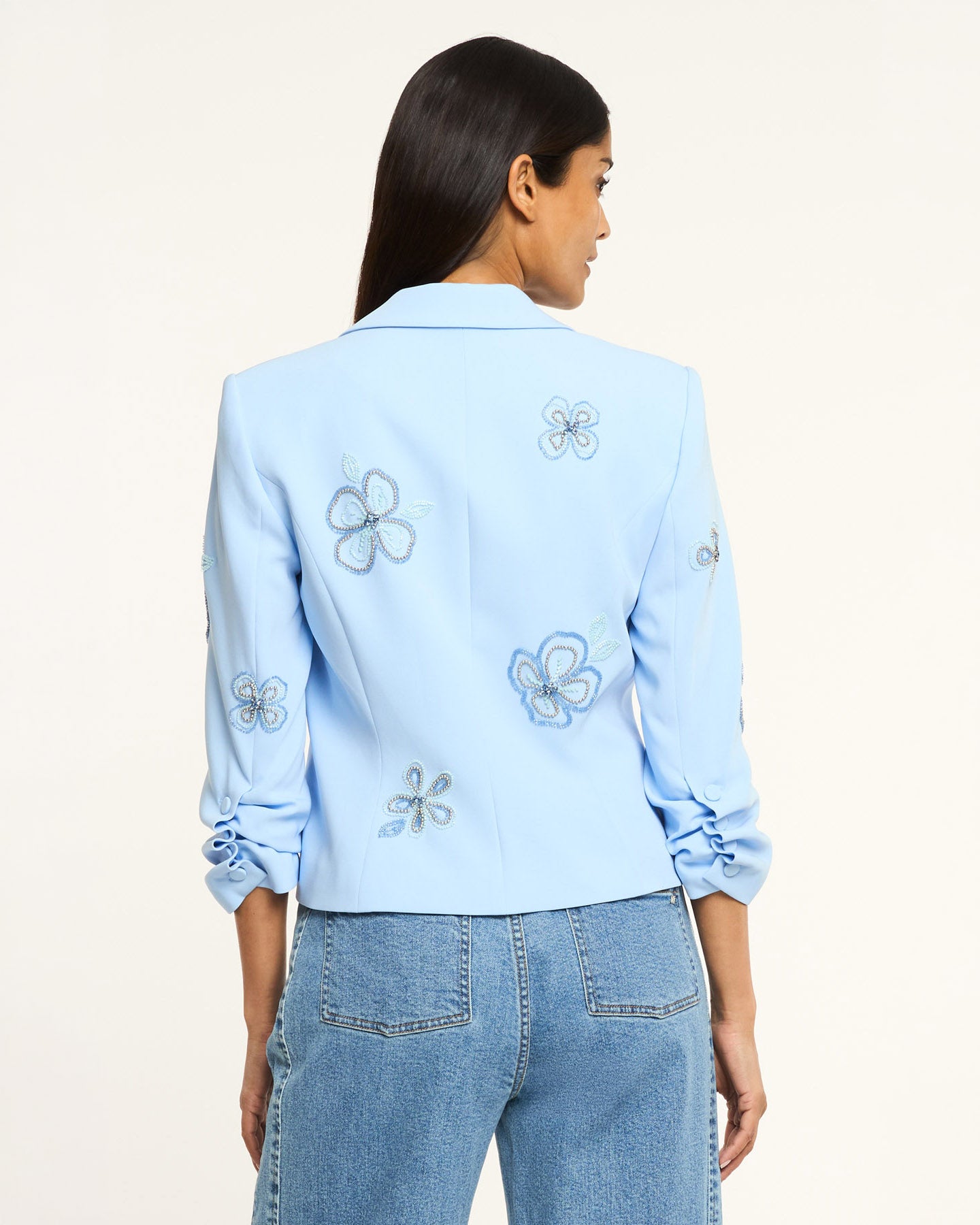 Beaded Flowers Le Petit Khloe Blazer