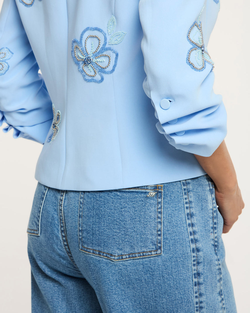 Beaded Flowers Le Petit Khloe Blazer