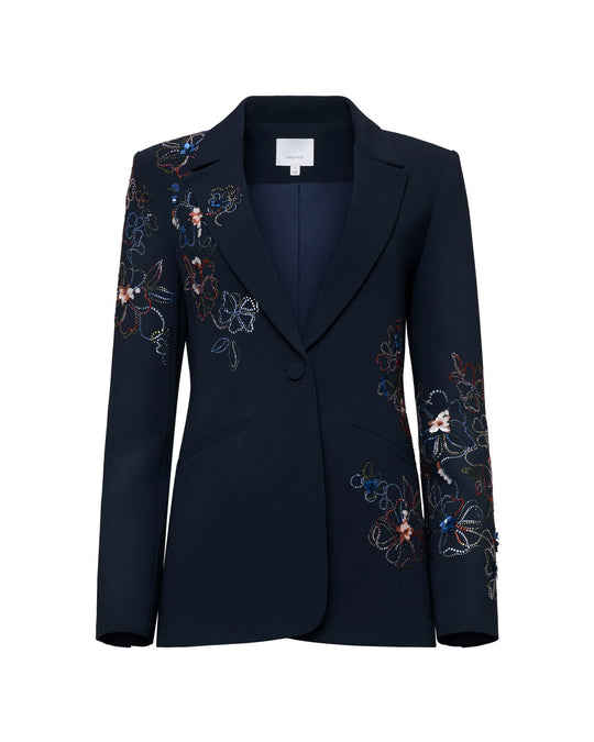 Blooming Linework Karlie Blazer