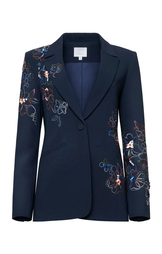 Blooming Linework Karlie Blazer