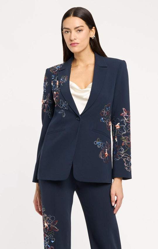 Blooming Linework Karlie Blazer