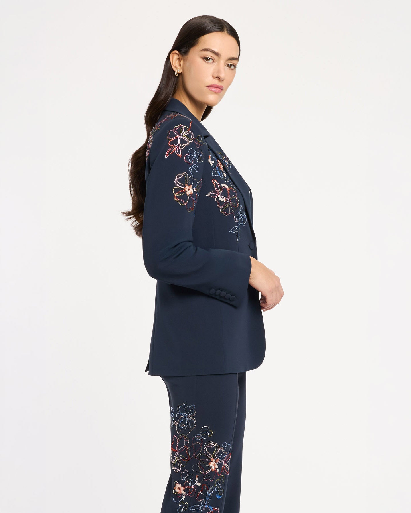 Blooming Linework Karlie Blazer