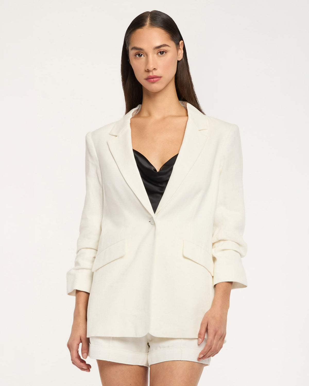 Linen Suiting Kylie Blazer