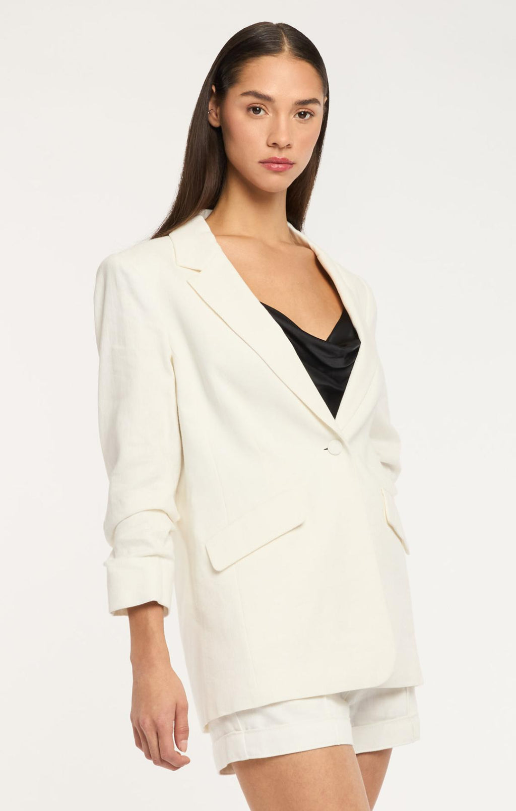 Linen Suiting Kylie Blazer
