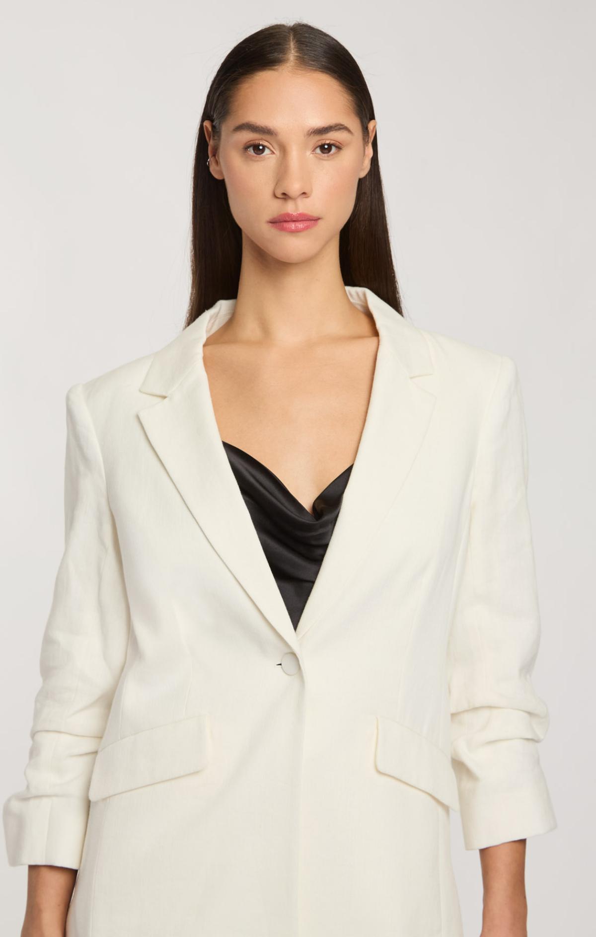 Linen Suiting Kylie Blazer