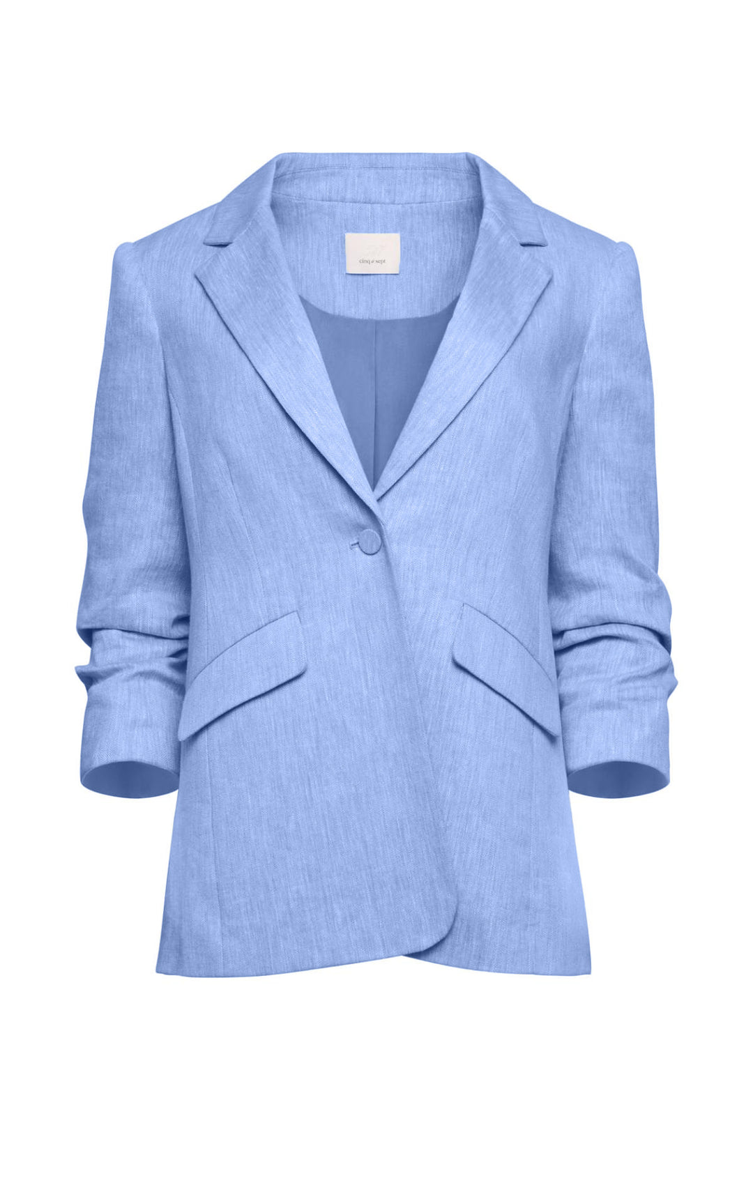 【ajouter flow】 breasted jacket Linen Suiting Kylie Blazer – Cinq à Sept