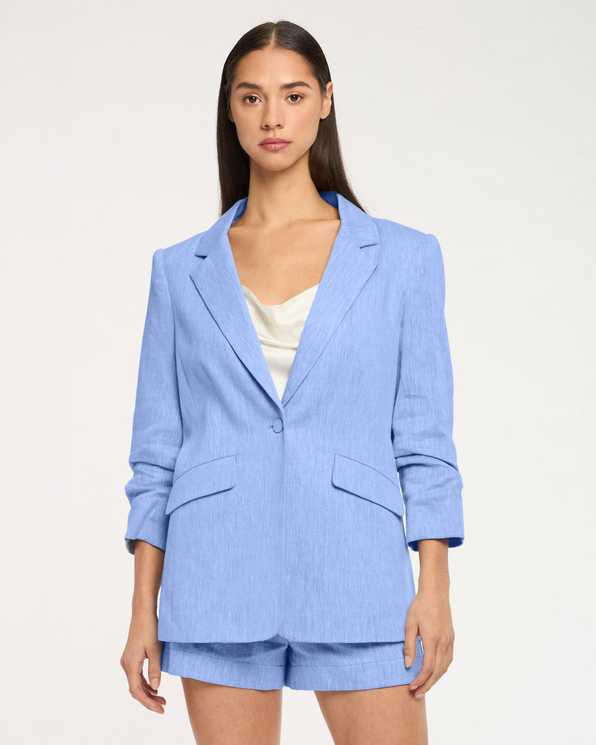 Linen Suiting Kylie Blazer