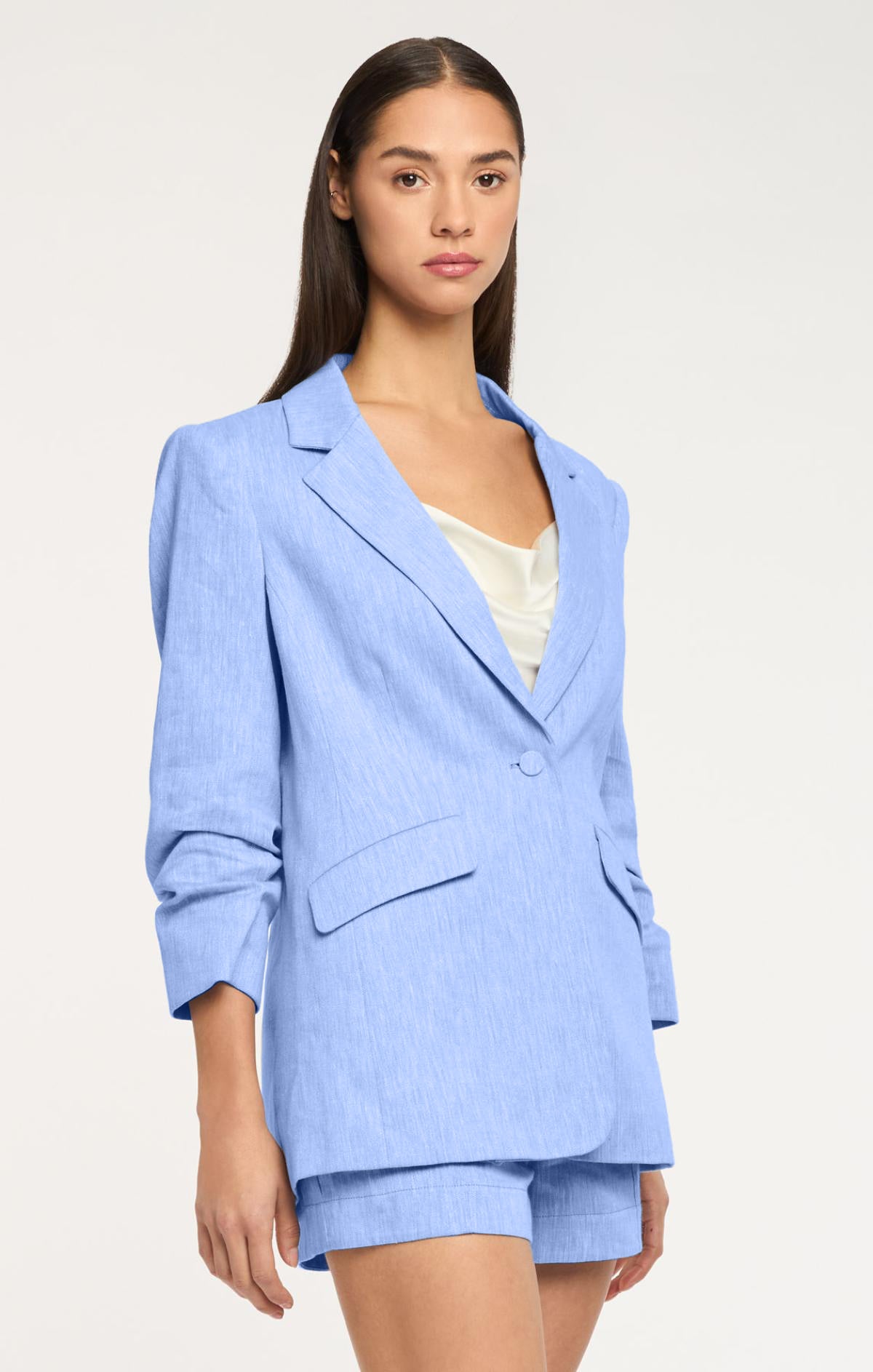 Linen Suiting Kylie Blazer