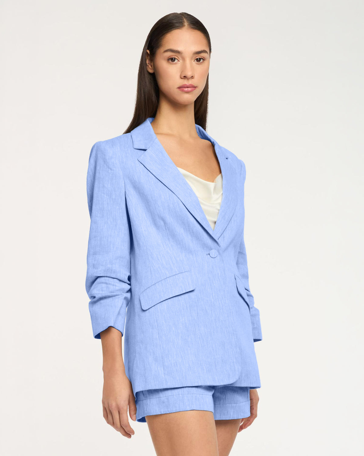 Linen Suiting Kylie Blazer