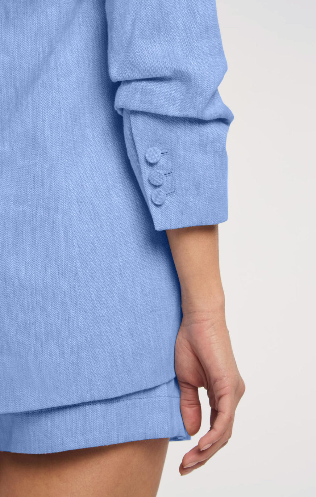 Linen Suiting Kylie Blazer