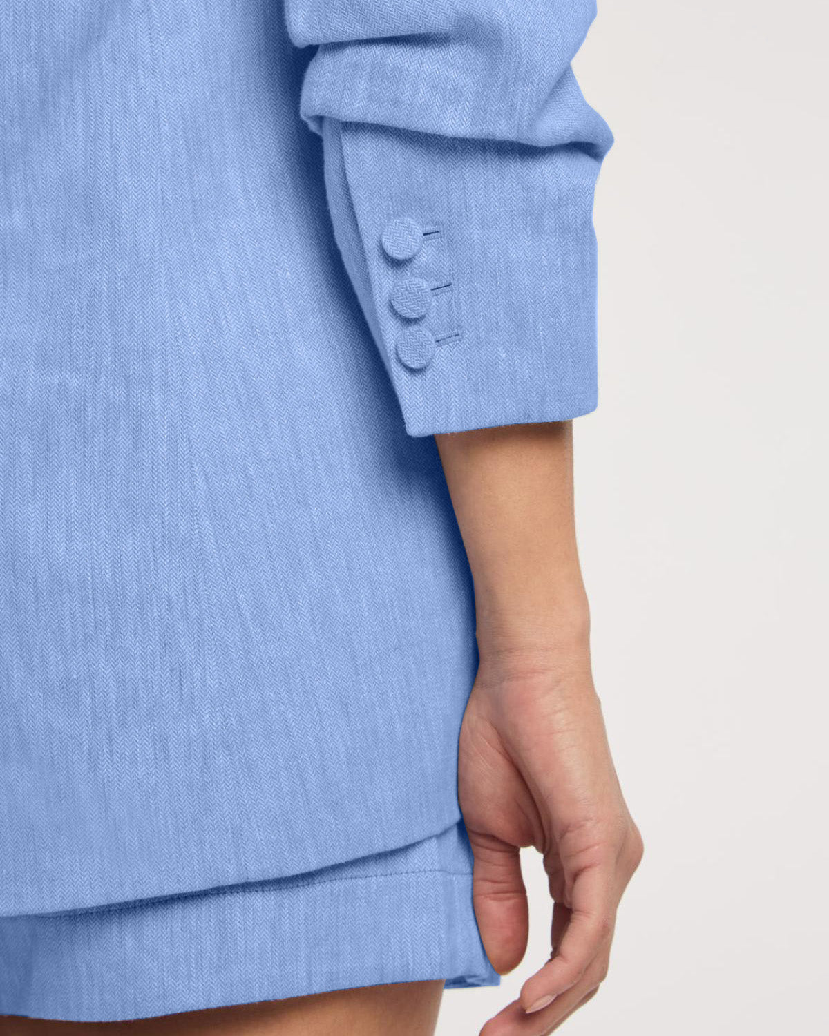 Linen Suiting Kylie Blazer