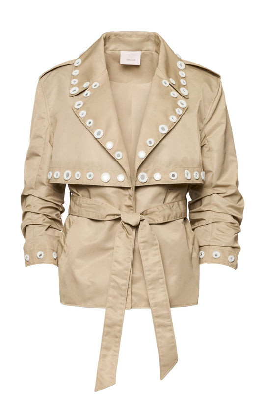 Crochet Mirrors Short Yates Trench