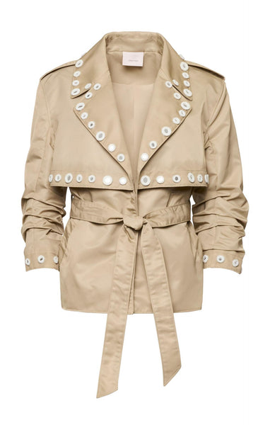Crochet Mirrors Short Yates Trench – Cinq à Sept