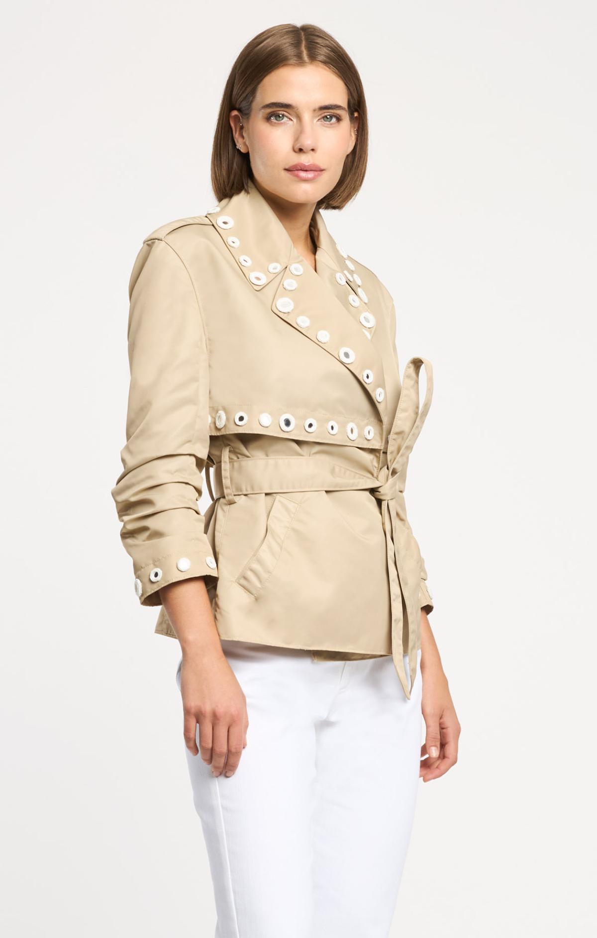 Crochet Mirrors Short Yates Trench – Cinq à Sept