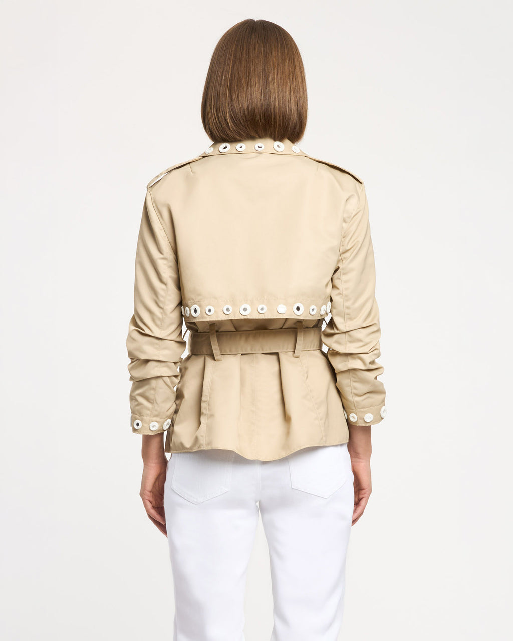 Crochet Mirrors Short Yates Trench