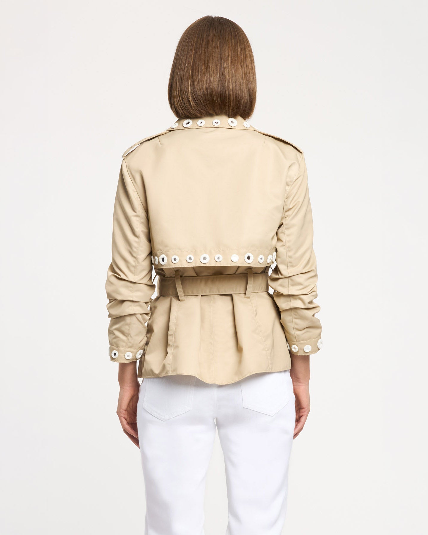 Crochet Mirrors Short Yates Trench