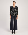 Vegan Leather Short Yates Trench