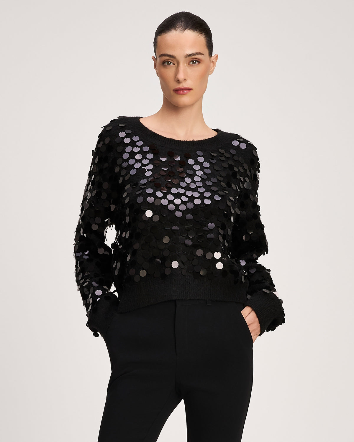 Briana Paillette Pullover
