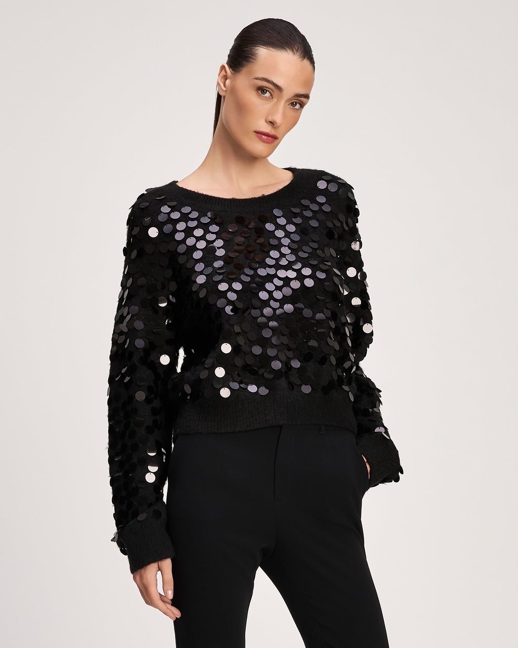 Briana Paillette Pullover