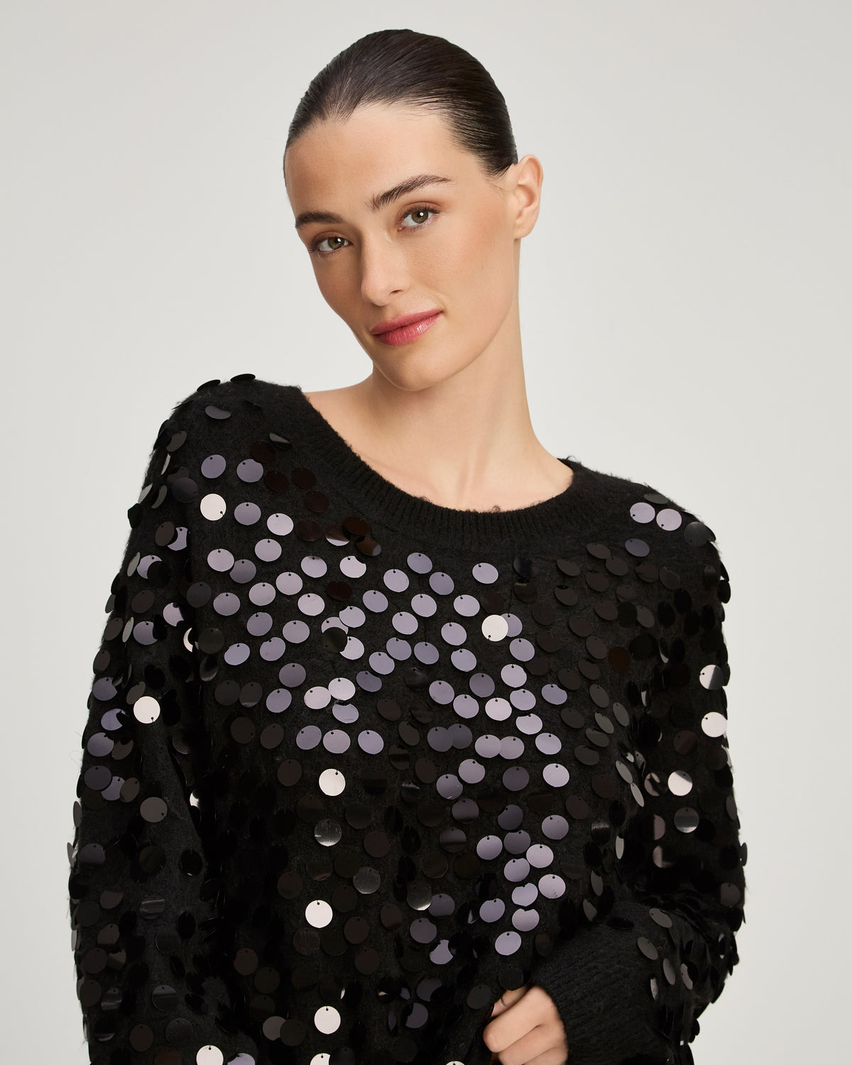 Briana Paillette Pullover