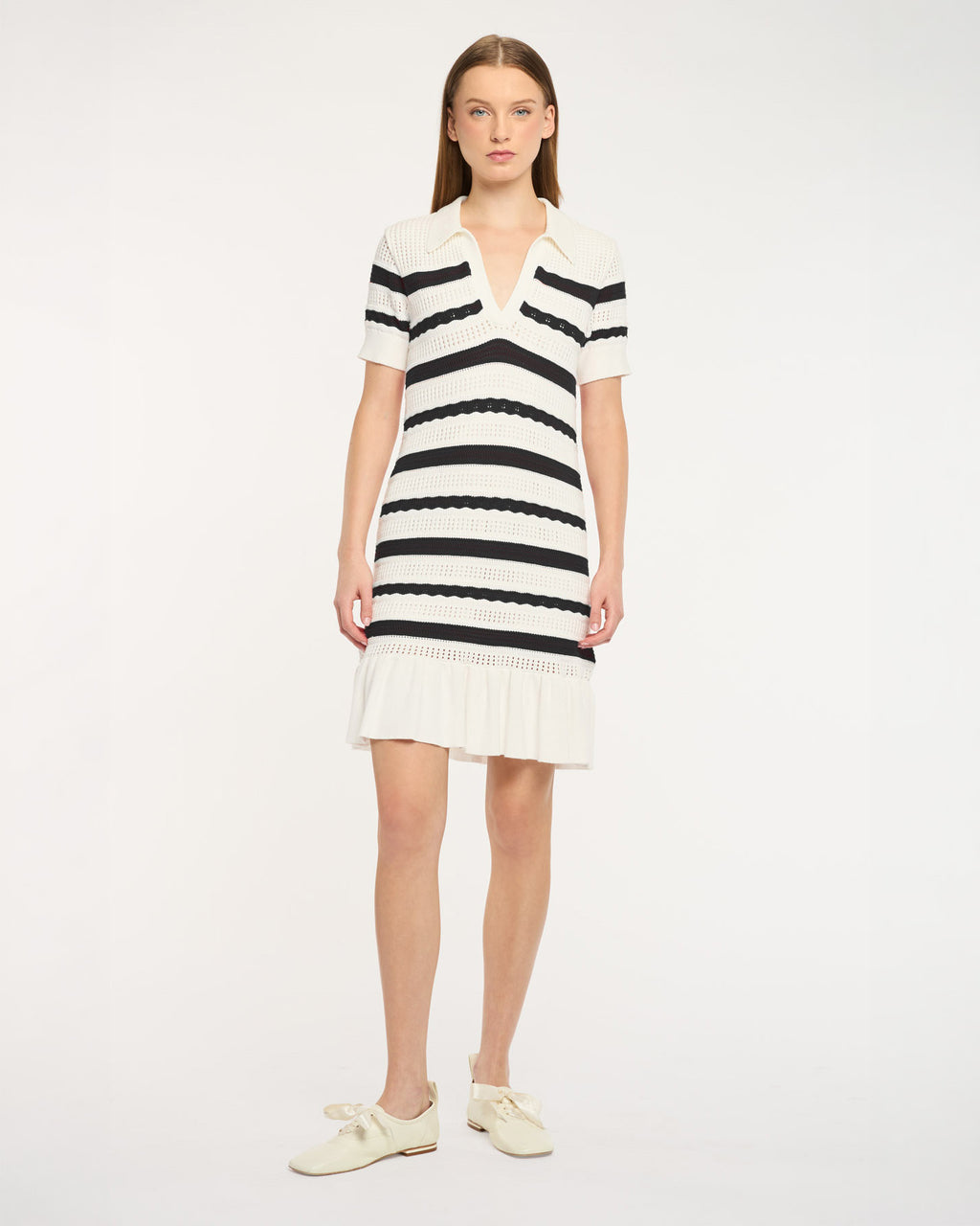 Clementine Knit Polo Dress