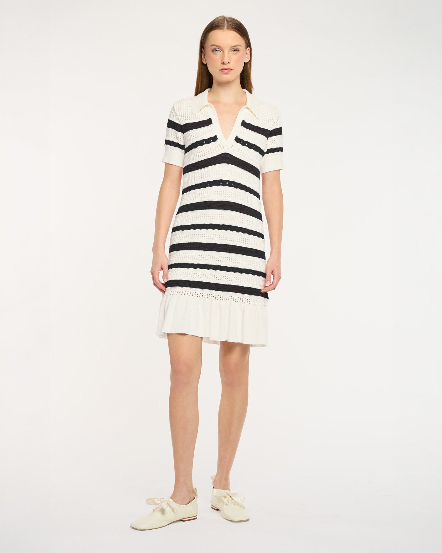 Clementine Knit Polo Dress